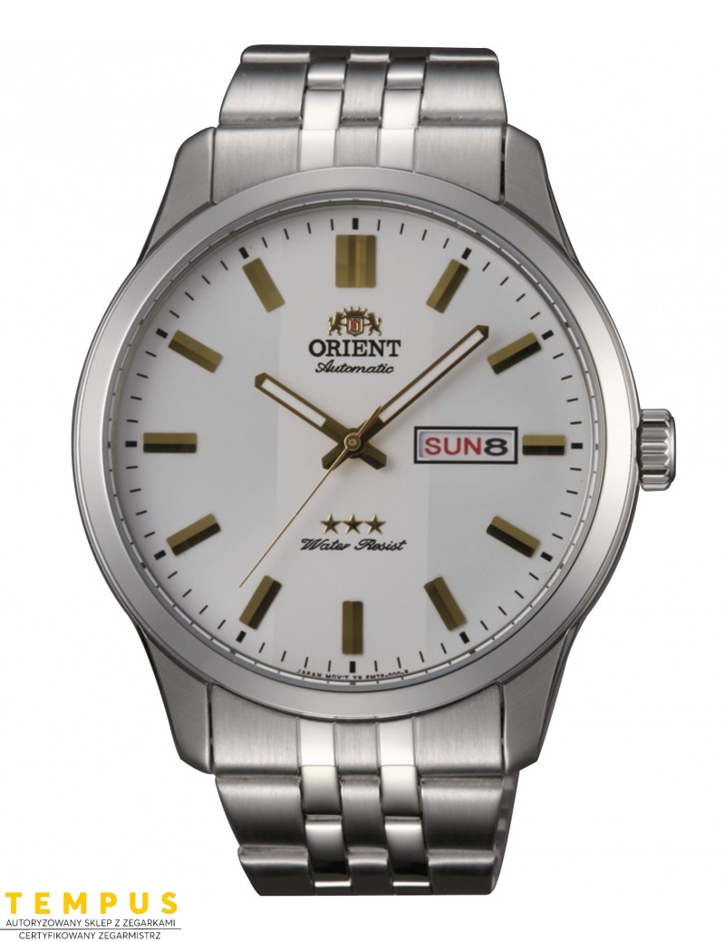 Zegarek klasyczny męski Orient RA-AB0014S19B Three Stars 43mm - Zegarki ORIENT