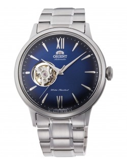 Zegarek klasyczny, elegancki męski Orient Bambino Automatic RA-AG0028L10B Open Heart - Zegarki ORIENT