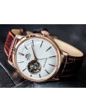 Zegarek klasyczny, elegancki męski Orient Bambino Automatic RA-AG0001S10B Open Heart - Zegarki ORIENT