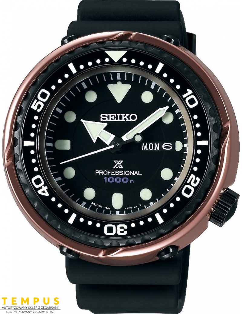 Zegarek sportowy męski Seiko Prospex TUNA Diver 1000m S23627J1 Limited Edition - Zegarki SEIKO Zegarek sportowy męski Seiko Prospex TUNA Diver 1000m S23627J1 Limited Edition - Zegarki SEIKO