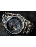 Zegarek klasyczny, elegancki męski Orient Sun & Moon Automatic RA-AS0002B10B Open Heart - Zegarki ORIENT