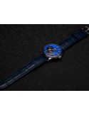 Zegarek klasyczny, elegancki męski Orient Sun & Moon Automatic RA-AS0103A10B Open Heart - Zegarki ORIENT