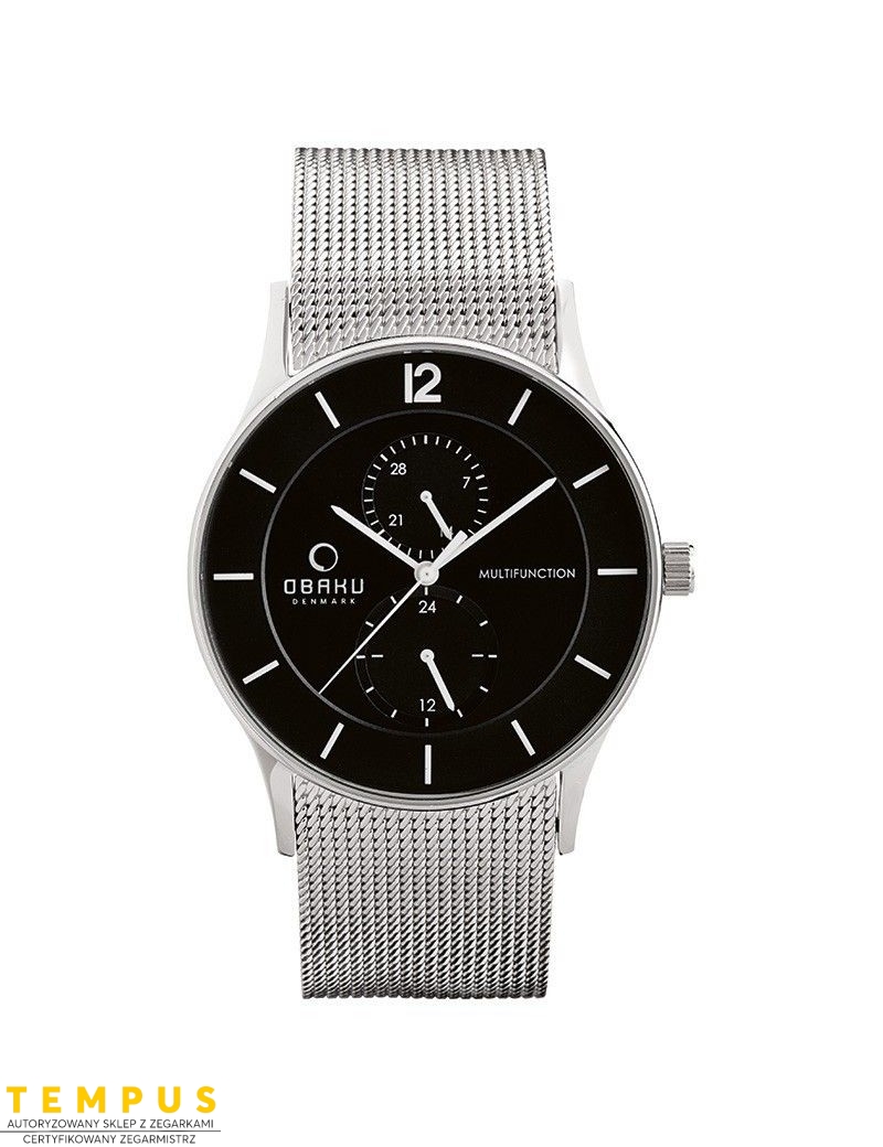 Zegarek klasyczny męski Obaku Denmark V157GMCBMC - Zegarki OBAKU Zegarek klasyczny męski Obaku Denmark V157GMCBMC - Zegarki OBAKU