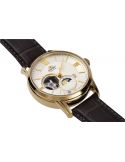 Zegarek klasyczny, elegancki męski Orient Sun & Moon Automatic RA-AS0010S10B Open Heart - Zegarki ORIENT