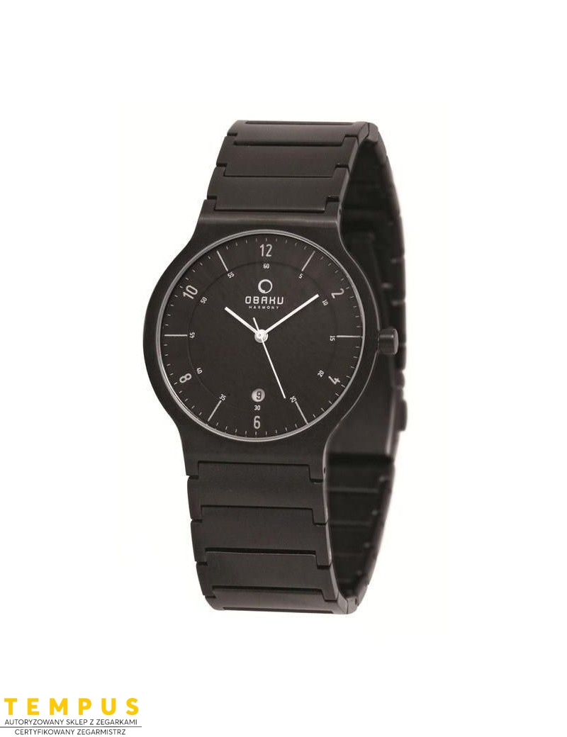 Zegarek klasyczny męski Obaku Denmark V133GBBSB - Zegarki OBAKU Zegarek klasyczny męski Obaku Denmark V133GBBSB - Zegarki OBAKU