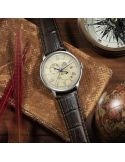 Zegarek klasyczny, elegancki męski ORIENT Automatic Classic Sun & Moon Bambino RA-AK0803Y30B - Zegarki ORIENT