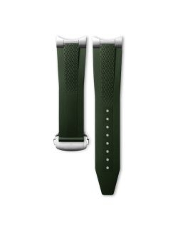 Pasek Longines zielony gumowy L682170861 - LONGINES - paski do zegarków