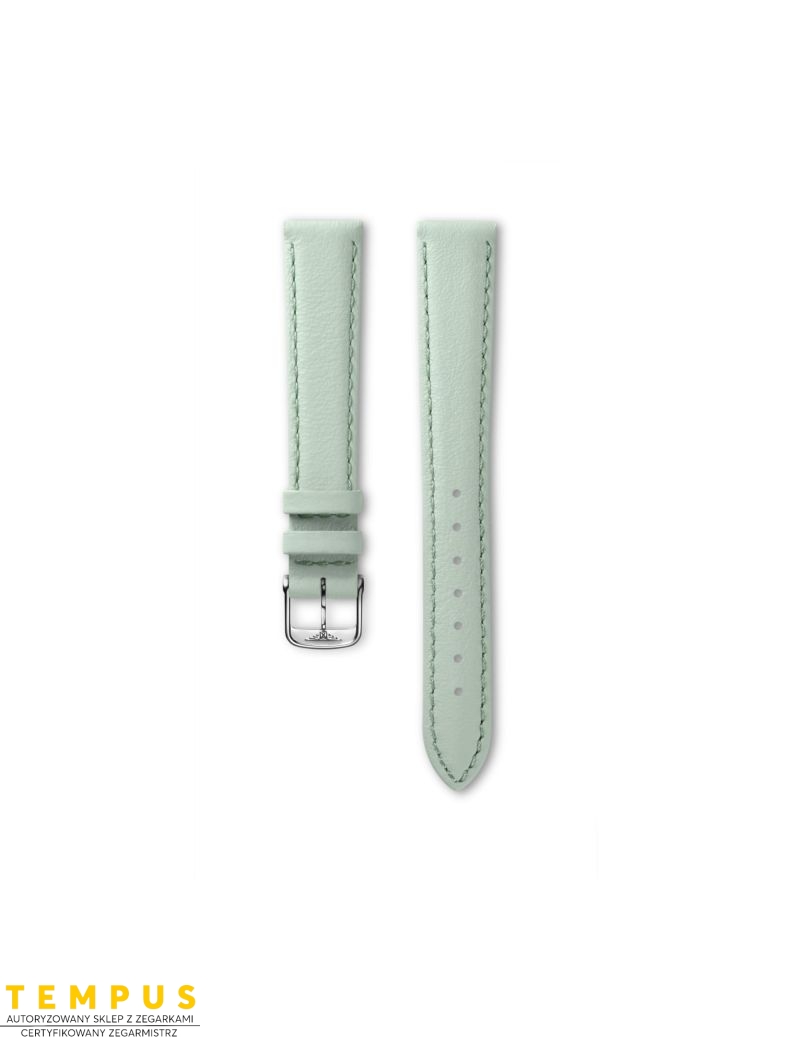 Pasek Longines zielony ze skóry cielęcej w półmacie L682171127 - LONGINES - paski do zegarków Pasek Longines zielony ze skóry cielęcej w półmacie L682171127 - LONGINES - paski do zegarków