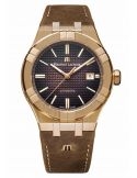 Zegarek casual męski Maurice Lacroix Aikon Automatic Bronze AI6008-BRZ01-730-3 Limited Edition - Zegarki MAURICE LACROIX