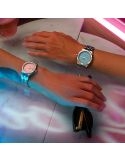 Zegarek casual damski Maurice Lacroix Aikon Quartz Colours Edition AI1106-SS002-550-1 Pink - Zegarki MAURICE LACROIX