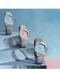 Zegarek casual damski Maurice Lacroix Aikon Quartz Colours Edition AI1106-SS002-550-1 Pink - Zegarki MAURICE LACROIX