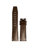 Pasek Longines brązowy ze skóry cielęcej w półmacie L682167845 - LONGINES - paski do zegarków
