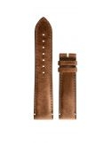 Pasek Longines brązowy ze skóry cielęcej w półmacie L682169377 - LONGINES - paski do zegarków