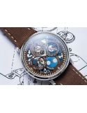 Frederique Constant Manufacture Slimline Perpetual Calendar Automatic The Naked Watchmaker Limited Edition FC-775TNW4S6 - Zegarki FREDERIQUE CONSTANT