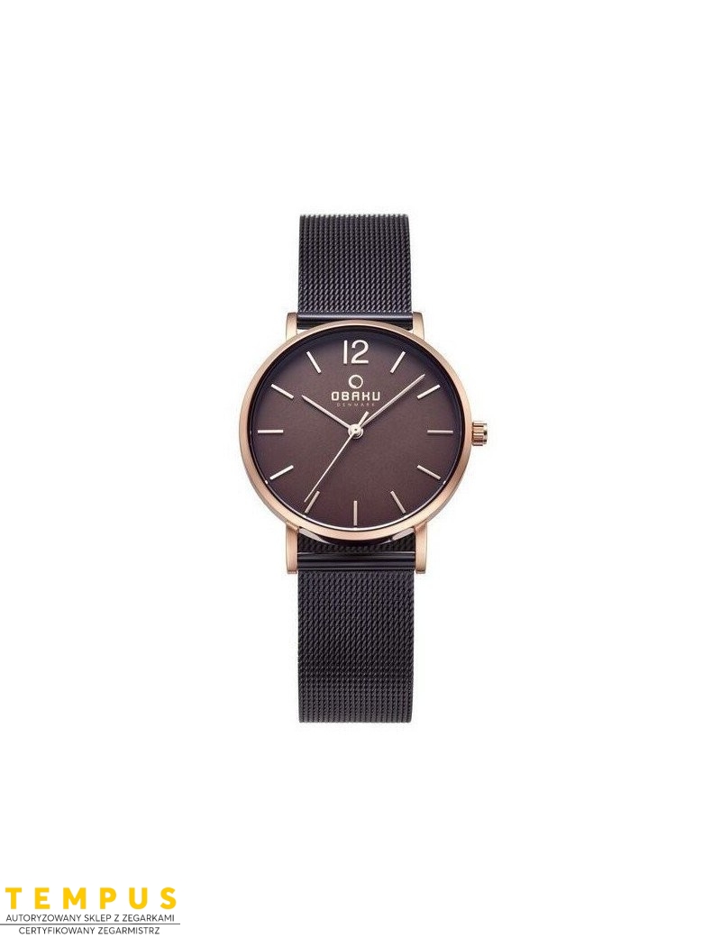 Zegarek klasyczny damski Obaku Denmark V197LXVNMN1 - Zegarki OBAKU Zegarek klasyczny damski Obaku Denmark V197LXVNMN1 - Zegarki OBAKU