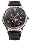 Zegarek klasyczny, elegancki męski ORIENT Automatic Classic Sun & Moon Bambino RA-AK0804Y30B - Zegarki ORIENT