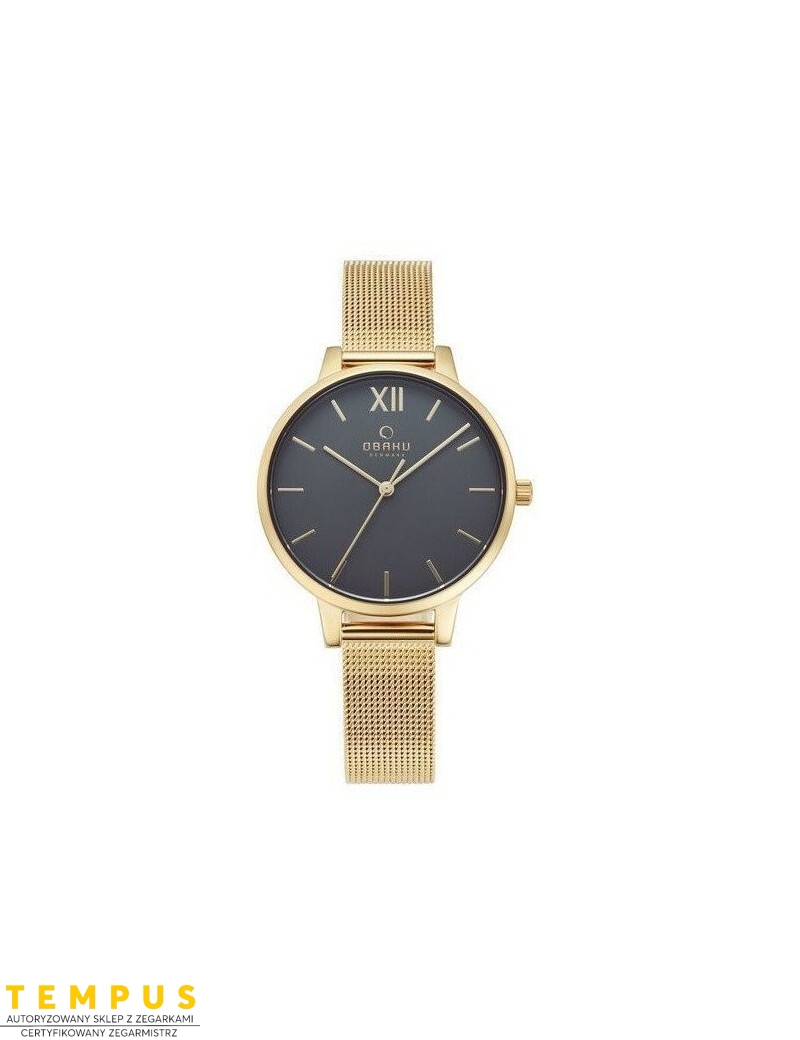 Zegarek klasyczny damski Obaku Denmark V209LXGJMG - Zegarki OBAKU Zegarek klasyczny damski Obaku Denmark V209LXGJMG - Zegarki OBAKU