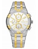 Zegarek casual męski Maurice Lacroix Aikon Quartz Chronograph AI1118-PVY03-130-1 na bransolecie