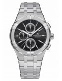 Zegarek casual męski Maurice Lacroix Aikon Quartz Chronograph AI1118-SS002-330-1 na bransolecie