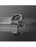 Zegarek casual męski Maurice Lacroix Aikon Quartz Chronograph AI1118-SS002-330-1 na bransolecie