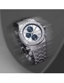 Zegarek casual męski Maurice Lacroix Aikon Quartz Chronograph AI1118-SS002-230-1 na bransolecie