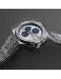Zegarek casual męski Maurice Lacroix Aikon Quartz Chronograph AI1118-SS002-230-1 na bransolecie