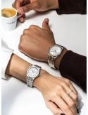 Zegarek casual unisex Maurice Lacroix Aikon Quartz AI1108-PVY13-130-1 na bransolecie