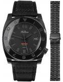 Balticus Deep Water Limitowany czarny dodatkowy pasek BAL-DWUB - Zegarki BALTICUS