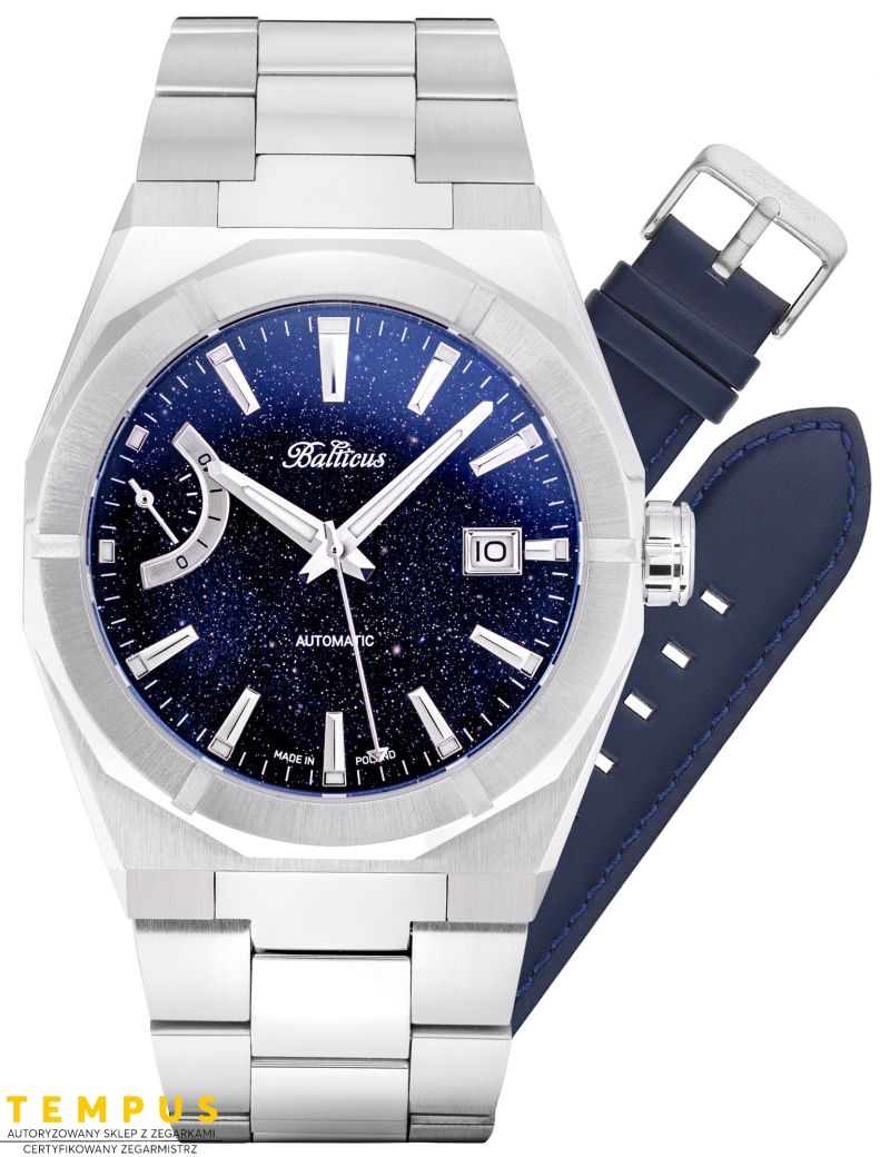 Balticus Gwiezdny Pył 40mm Awenturyn Power Reserve Automatic BALSDSPRA - Zegarki BALTICUS Balticus Gwiezdny Pył 40mm Awenturyn Power Reserve Automatic BALSDSPRA - Zegarki BALTICUS