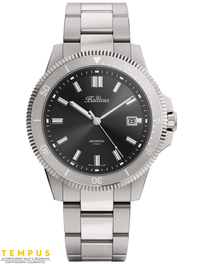 Balticus Moonfish Black Limitowany 50szt BLT-BTMFBLA - Zegarki BALTICUS