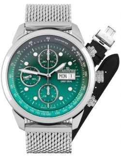 Balticus Grey Seal III Chronograph Zielony Valjoux dodatkowy pasek BLT-BALGSGRNCH