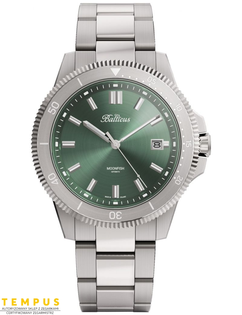 Balticus Moonfish Green Limitowany 100szt BLT-BTMFGR - Zegarki BALTICUS