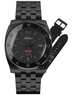 Balticus Deep Water full black Limitowany 50szt czarny dodatkowy pasek BAL-DWUB