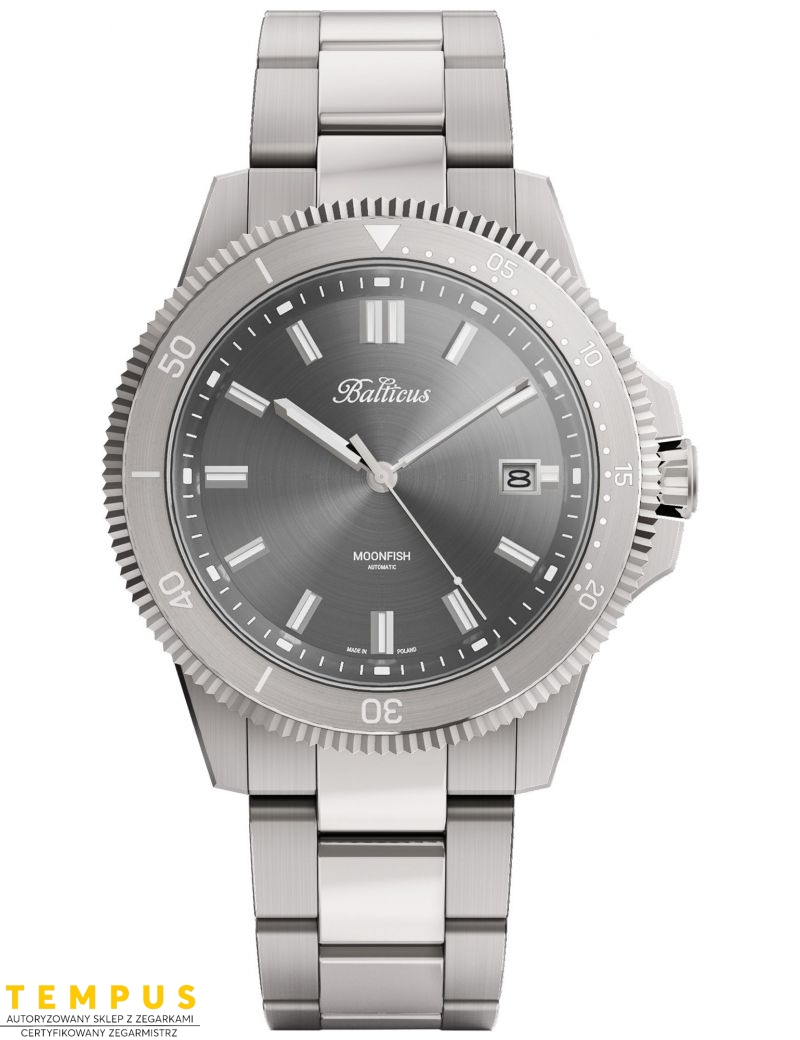 Balticus Moonfish Grey Limitowany 50szt BLT-BTMFGRE - Zegarki BALTICUS