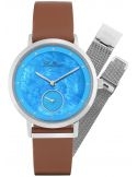 Balticus New Sky Silver Blue Pearl dodatkowy pasek BLT-BALNSSBL - Zegarki BALTICUS