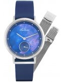 Balticus New Sky Silver Dark Blue Pearl dodatkowy pasek BLT-BALNSSNBL - Zegarki BALTICUS