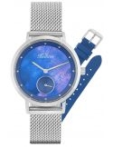 Balticus New Sky Silver Dark Blue Pearl dodatkowy pasek BLT-BALNSSNBL - Zegarki BALTICUS
