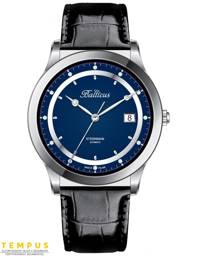 Balticus Steersman Sternik Niebieski BLT-BALSTSBLUS - Zegarki BALTICUS Balticus Steersman Sternik Niebieski BLT-BALSTSBLUS - Zegarki BALTICUS