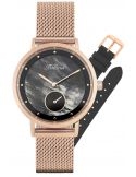 Balticus New Sky Rose Gold Black Pearl dodatkowa bransoleta BLT-BALNSRB - Zegarki BALTICUS