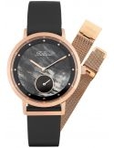 Balticus New Sky Rose Gold Black Pearl dodatkowa bransoleta BLT-BALNSRB - Zegarki BALTICUS