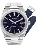 Balticus Gwiezdny Pył 40mm Datownik Tarcza Granatowa Awenturyn Limitowany 100szt BLT-BALSDBAD-3 - Zegarki BALTICUS