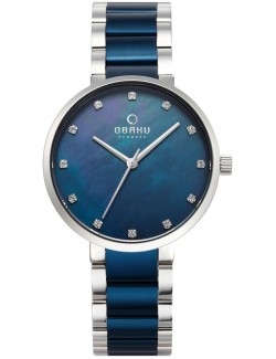 Zegarek klasyczny damski Obaku Denmark V189LXCLSL1 - Zegarki OBAKU