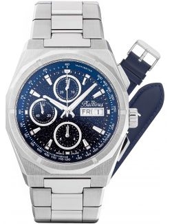 Balticus Gwiezdny Pył Chrono Valjoux 7750 42mm Awenturyn Niebieski Limitowany BLT-BALSDCHABA