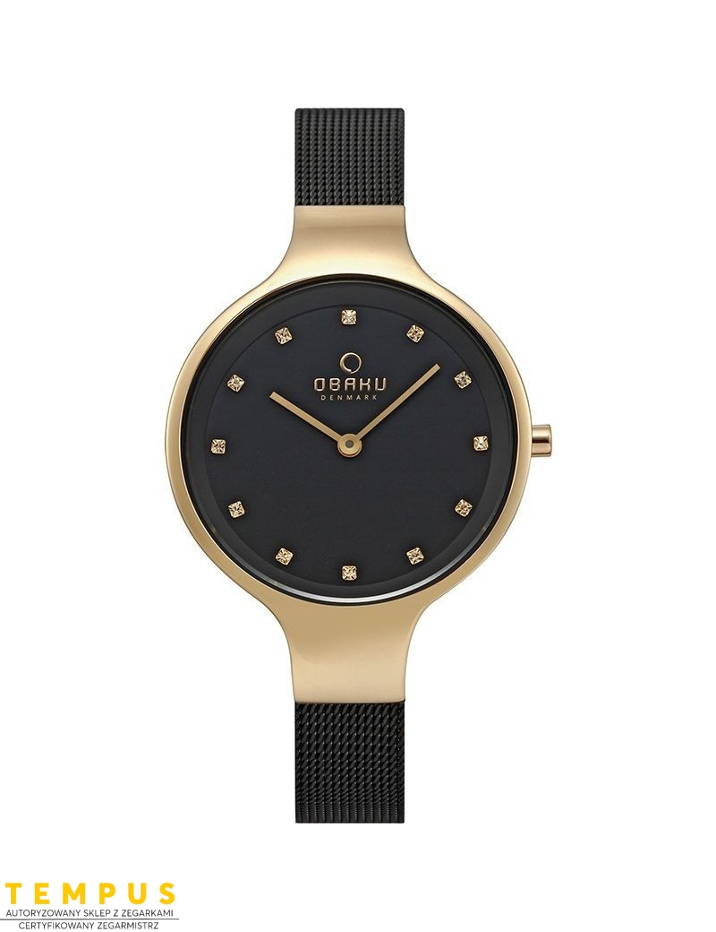 Zegarek klasyczny damski Obaku Denmark V173LXGBMB - Zegarki OBAKU Zegarek klasyczny damski Obaku Denmark V173LXGBMB - Zegarki OBAKU