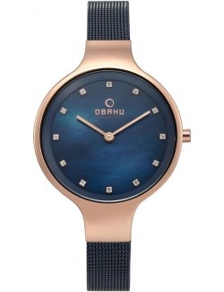 Zegarek klasyczny damski Obaku Denmark V173LXVLML - Zegarki OBAKU
