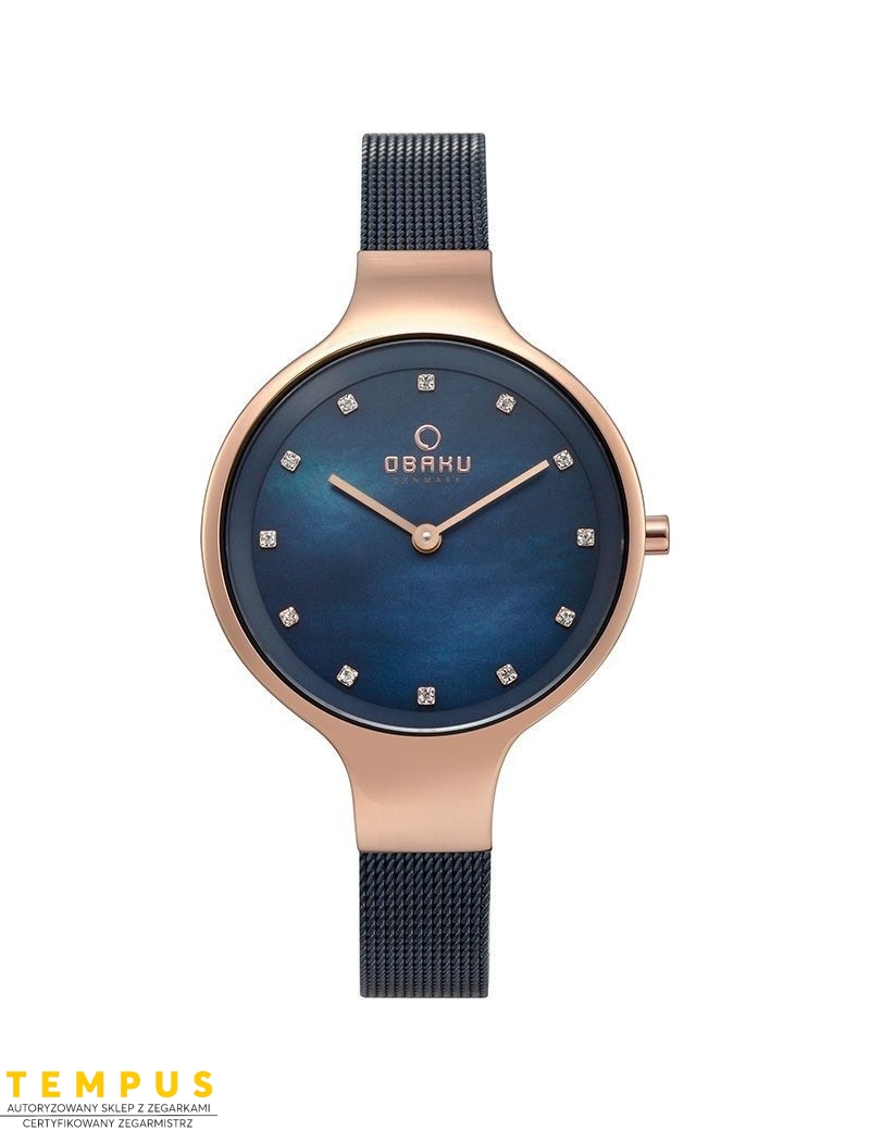 Zegarek klasyczny damski Obaku Denmark V173LXVLML - Zegarki OBAKU Zegarek klasyczny damski Obaku Denmark V173LXVLML - Zegarki OBAKU