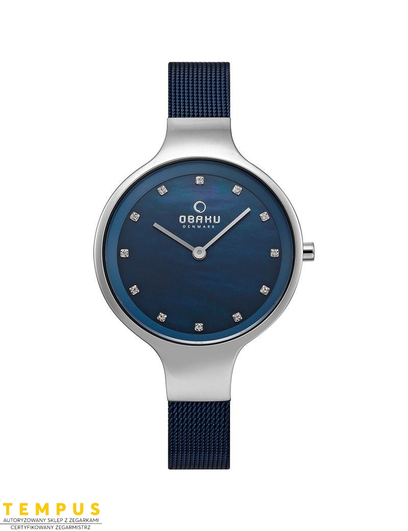 Zegarek klasyczny damski Obaku Denmark V173LXCLML - Zegarki OBAKU Zegarek klasyczny damski Obaku Denmark V173LXCLML - Zegarki OBAKU