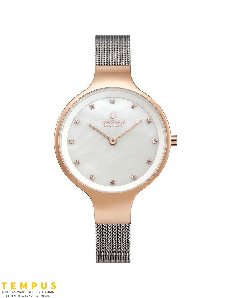 Zegarek klasyczny damski Obaku Denmark V173LXVWMC - Zegarki OBAKU Zegarek klasyczny damski Obaku Denmark V173LXVWMC - Zegarki OBAKU