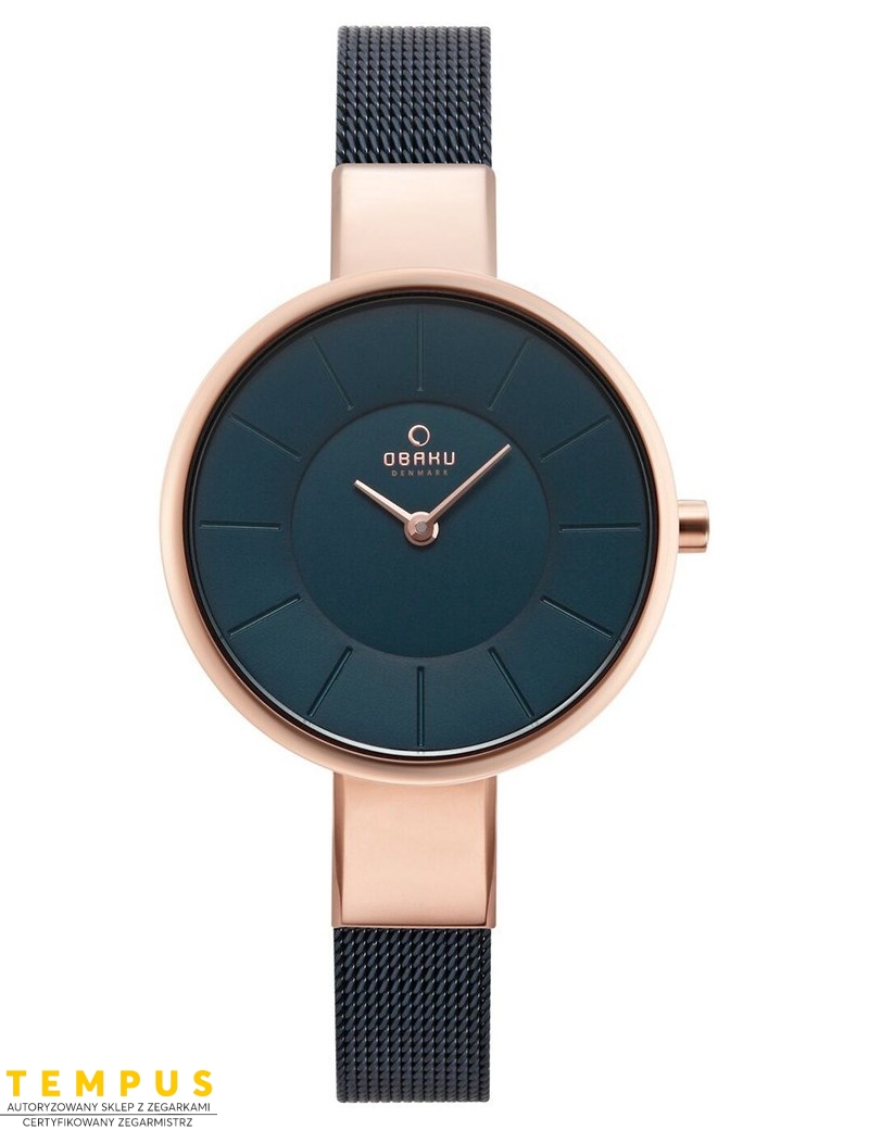 Zegarek klasyczny damski Obaku Denmark V149LVLML - Zegarki OBAKU Zegarek klasyczny damski Obaku Denmark V149LVLML - Zegarki OBAKU