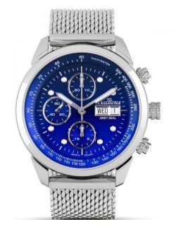 Balticus Grey Seal Chrono Niebieski Gradient Valjoux dodatkowy pasek BLT-BALGSBLCH